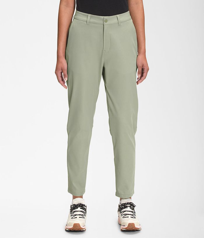 Pantalones The North Face Mujer Verde Estándar Tapered 06792XDSY